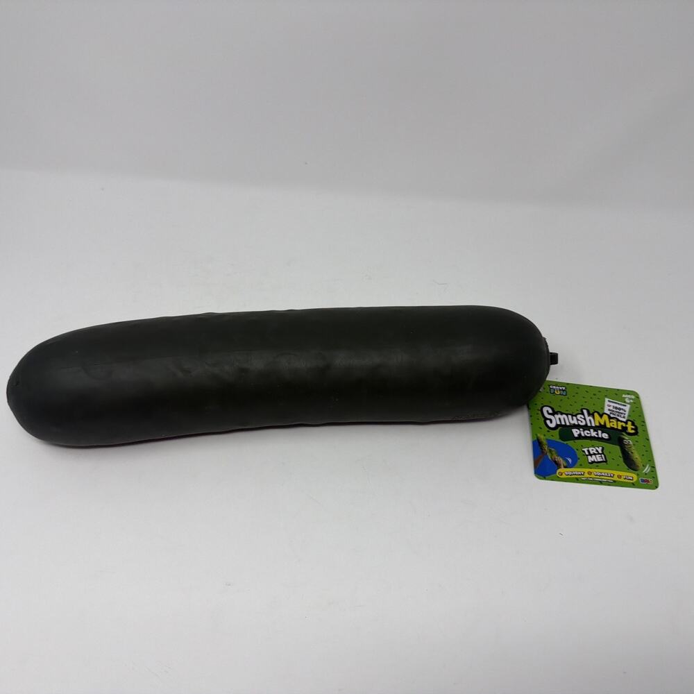 Crazy Fun VIRAL AUTHENTIC RMS SmushMart Pickle Squishy Dark Green BRAND NEW